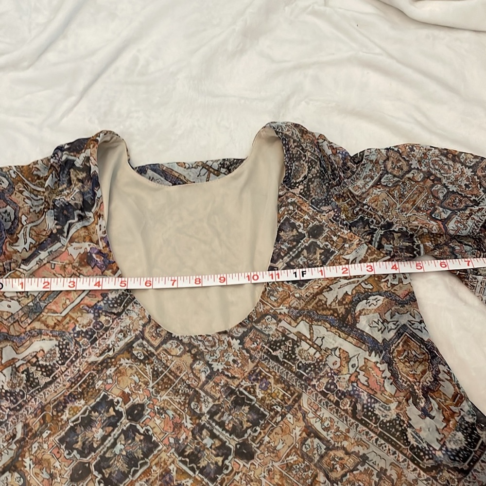 Beautiful Pattern Tunic Mini Dress - Picture 9 of 12